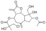 CAS#: 66761-10-2, 3-Chloro-2-Hydroxy-2-Methylpropionic Acid [Dodecahydro-8-Acetoxy-9-Hydroxy-9-(Hydroxymethyl)-3,6-Bis(Methylene)-2-Oxoazuleno[4,5-b]Furan-4-Yl] Ester