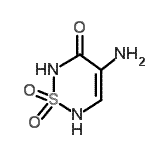 CAS 登录号：66785-47-5， 4-氨基-2H-1,2,6-噻二嗪-3(6H)-酮1,1-二氧化物