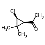 CAS#: 66788-31-6, 1-[(1R,3S)-3-Chloro-2,2-dimethylcyclopropyl]ethanone