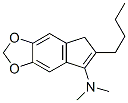 CAS 登录号:66789-16-0, 2-N-丁基-3-(二甲基氨基)-5,6-亚甲二氧基茚
