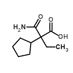 CAS 登录号：667899-26-5， 2-氨基甲酰-2-环戊基丁酸