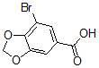 CAS 登录号：66799-93-7， 7-溴-1,3-苯并二氧戊环-5-羧酸
