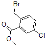 CAS 登录号：668262-52-0， 2-(溴甲基)-5-氯苯甲酸甲酯
