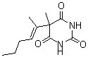 CAS 登录号:66843-04-7, 5-甲基-5-(1-甲基-1-戊烯基)巴比妥酸