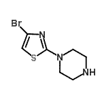 CAS#: 668484-59-1, 1-(4-Bromo-1,3-thiazol-2-yl)piperazine