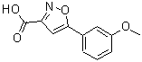 CAS 登录号：668971-56-0， 5-(3-甲氧基苯基)-1,2-恶唑-3-羧酸