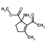 CAS#: 669060-26-8, Methyl 2-acetyl-1-amino-3-methyl-2-cyclopentene-1-carboxylate