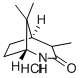 CAS 登录号:66968-15-8, 4,8,8-三甲基-2-氮杂双环(3.2.1)辛烷-3-酮盐酸盐