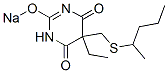 CAS#: 66968-77-2, 5-Ethyl-5-[(1-Methylbutyl)Thiomethyl]-2-Sodiooxy-4,6(1H,5H)-Pyrimidinedione