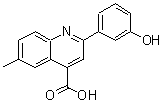 CAS 登录号：669740-21-0， 2-(3-羟基苯基)-6-甲基-4-喹啉羧酸