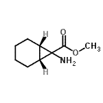 CAS 登录号：669773-94-8， 甲基(1R,6S)-7-氨基双环[4.1.0]庚烷-7-羧酸酯