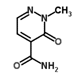 CAS#: 670225-05-5, 2-Methyl-3-oxo-2,3-dihydro-4-pyridazinecarboxamide
