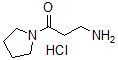 CAS 登录号：670253-59-5， 3-氨基-1-(1-吡咯烷基)-1-丙酮盐酸盐(1:1)