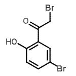 CAS#: 67029-74-7, 2-Bromo-1-(5-bromo-2-hydroxyphenyl)ethanone