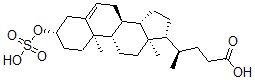 CAS 登录号:67030-47-1, 3-羟基-5-胆烯-24-酸 3-硫酸酯