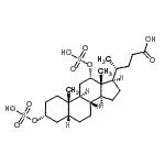 CAS#: 67030-51-7, (3alpha,5beta,12alpha)-3,12-Bis(sulfooxy)cholan-24-oic acid