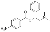 CAS 登录号：67031-48-5， 2-(二甲基氨基)-1-苯基乙基 4-氨基苯甲酸酯