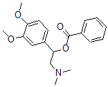 CAS#: 67032-35-3, 1-(3,4-Dimethoxyphenyl)-2-(Dimethylamino)Ethyl Benzoate