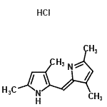 CAS#: 67036-97-9, 2-[(Z)-(3,5-Dimethyl-2H-pyrrol-2-ylidene)methyl]-3,5-dimethyl-1H-pyrrole hydrochloride (1:1)