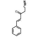 CAS 登录号：6704-83-2， (4E)-3-氧代-5-苯基-4-戊烯腈