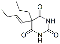 CAS 登录号：67050-13-9， 5-(1-丁烯基)-5-丙基巴比妥酸