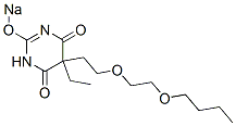CAS#: 67050-16-2, 5-[2-(2-Butoxyethoxy)Ethyl]-5-Ethyl-2-Sodiooxy-4,6(1H,5H)-Pyrimidinedione