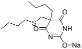CAS#: 67050-24-2, 5-Butyl-5-(Butylthiomethyl)-2-Sodiooxy-4,6(1H,5H)-Pyrimidinedione
