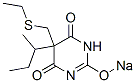 CAS#: 67050-32-2, 5-Sec-Butyl-5-(Ethylthiomethyl)-2-Sodiooxy-4,6(1H,5H)-Pyrimidinedione