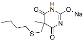 CAS#: 67050-76-4, 5-(Butylthiomethyl)-5-Methyl-2-Sodiooxy-4,6(1H,5H)-Pyrimidinedione