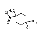 CAS#: 67060-13-3, 4-Chloro-1,4-dimethylcyclohexanecarbonyl chloride