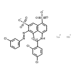 CAS#: 6713-60-6, Disodium 6-[(3-Chlorophenyl)Diazenyl]-4-[(2,4-Dichlorobenzoyl)Amino]-5-Hydroxy-1,7-Naphthalenedisulfonate