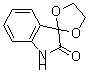 CAS 登录号：6714-68-7， 螺[1,3-二氧戊环-2,3'-[3H]吲哚]-2'(1'H)-酮