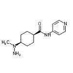 CAS 登录号：671817-53-1， 顺式-4-(1-甲基肼基)-N-(4-吡啶基)环己烷甲酰胺