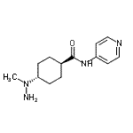 CAS 登录号：671817-54-2， 反式-4-(1-甲基肼基)-N-(4-吡啶基)环己烷甲酰胺