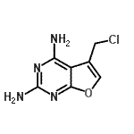 CAS#: 67194-86-9, 5-(Chloromethyl)furo[2,3-d]pyrimidine-2,4-diamine