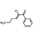 CAS#: 67231-14-5, (2Z)-2-Chloro-1-phenyl-2-hexen-1-one
