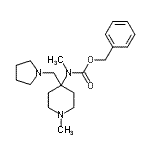 CAS#: 672310-27-9, Benzyl methyl[1-methyl-4-(1-pyrrolidinylmethyl)-4-piperidinyl]carbamate