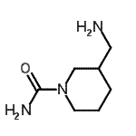CAS 登录号：672324-93-5， 3-(氨基甲基)-1-哌啶甲酰胺