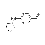 CAS#: 672325-83-6, 2-(cyclopentylamino)pyrimidine-5-carbaldehyde