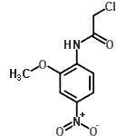 CAS 登录号：67291-72-9， 2-氯-N-(2-甲氧基-4-硝基苯基)乙酰胺