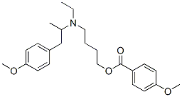 CAS#: 67293-27-0, 4-Methoxybenzoic Acid 4-[Ethyl[2-(4-Methoxyphenyl)-1-Methylethyl]Amino]Butyl Ester