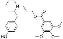 CAS#: 67293-63-4, 3,4,5-Trimethoxybenzoic Acid 3-[N-[2-(4-Hydroxyphenyl)-1-Methylethyl]-N-Propylamino]Propyl Ester