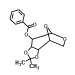 CAS#: 67307-84-0, 4,4-Dimethyl-3,5,9,11-tetraoxatricyclo[6.2.1.0<sup>2,6</sup>]undec-7-yl benzoate