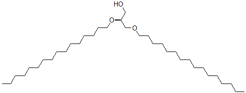 CAS 登录号：67337-03-5， (2S)-2,3-二(十六烷氧基)-1-丙醇