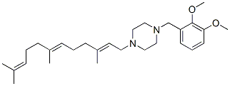 CAS 登录号：67351-17-1， 1-(2,3-二甲氧基苄基)-4-(3,7,11-三甲基-2,6,10-十二碳三烯基)哌嗪
