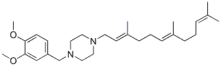CAS#: 67351-18-2, 1-(3,4-Dimethoxybenzyl)-4-(3,7,11-Trimethyl-2,6,10-Dodecatrienyl)Piperazine