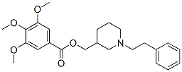 CAS 登录号:67361-18-6, 1-苯乙基-3-哌啶甲醇 (3,4,5-三甲氧基苯甲酸酯)