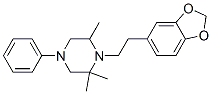 CAS#: 67361-23-3, 1-[2-(3,4-Methylenedioxyphenyl)Ethyl]-4-Phenyl-2,2,6-Trimethylpiperazine