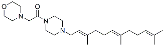 CAS#: 67361-25-5, 1-(Morpholinoacetyl)-4-(3,7,11-Trimethyl-2,6,10-Dodecatrienyl)Piperazine