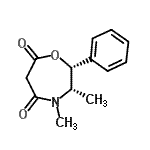 CAS#: 67376-72-1, (2R,3S)-3,4-Dimethyl-2-phenyl-1,4-oxazepane-5,7-dione